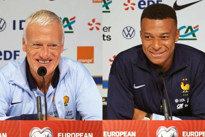 ВИДЕО. Слова Мбаппе и Дешама перед матчем Украина – Франция