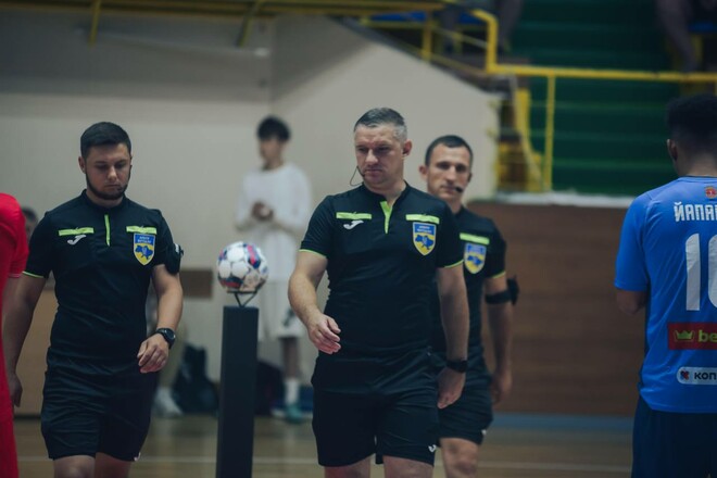 Названы арбитры матчей второго тура чемпионата Украины по футзалу