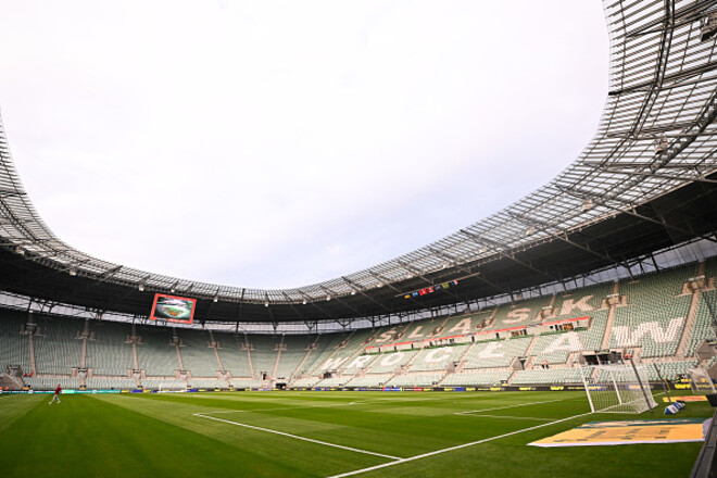 ВИДЕО. Сборная Украины вышла на разминку перед матчем с Францией