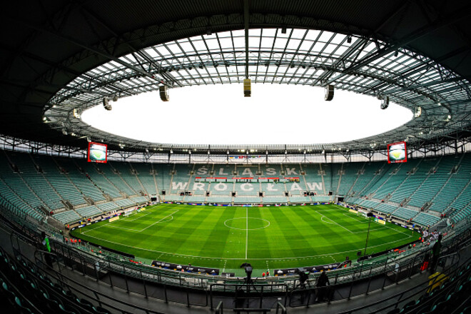 ФОТО. Як виглядає стадіон у Вроцлаві перед матчем Україна – Франція