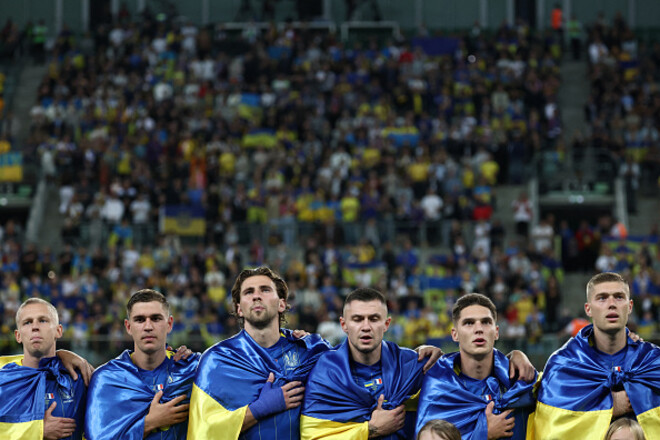 ВІДЕО. Як збірна України виконала гімн країни перед матчем із Францією