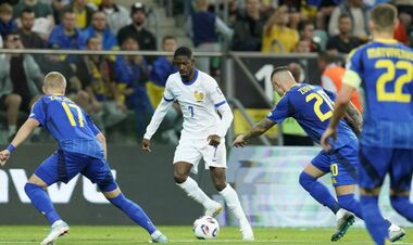 Battle in one half. The national team of Ukraine lost France