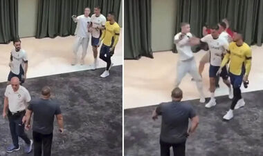 ВИДЕО. Криштиану Роналду оттолкнув фаната, который хотел селфи с кумиром