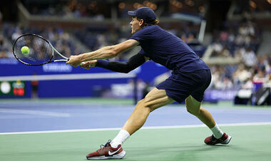 Сіннер – другий за віком, хто виграв 25 матчів на турнірах Grand Slam