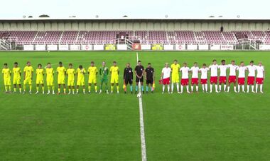 Дубль легионера Штутгарта. Украина U-17 сыграла вничью с Польшей U-18