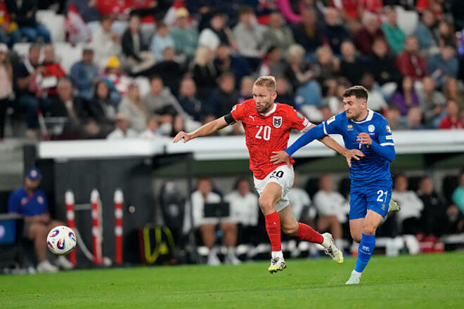 Босния и Герцеговина разгромила Сан-Марино, Австрия дома обыграла Кипр
