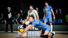 The Ukrainian Volleyball team played the second sparring with Catar
