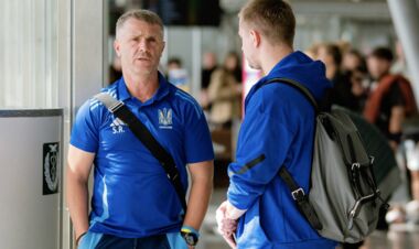 ФОТО. Сборная Украины отправилась на матч с Азербайджаном