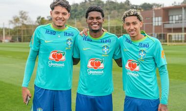 ФОТО. Три легионера Шахтера в лагере сборной Бразилии U-20 готовятся к ЧМ