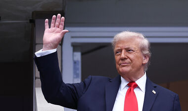 ФОТО. Президент США Дональд Трамп прибыл на финал US Open Синнер – Алькарас