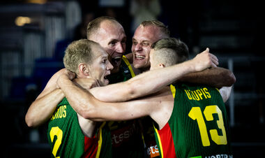 Литва победила на чемпионате Европы по баскетболу 3х3 среди мужчин