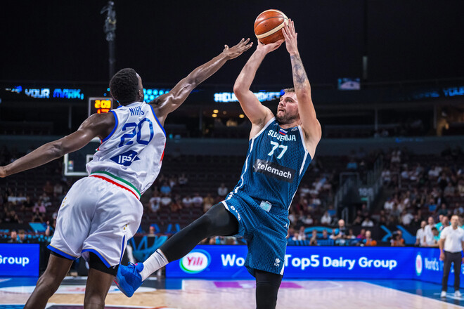 Євробаскет-2025. Надрезультативний Дончич. Словенія пройшла Італію