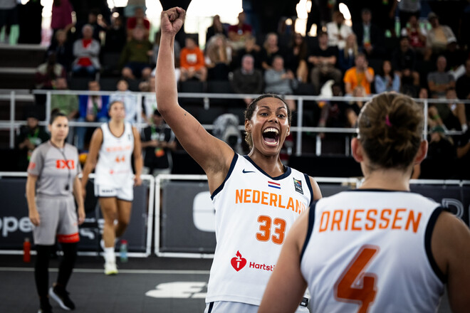Жіноча збірна Нідерландів стала чемпіоном Європи з баскетболу 3х3