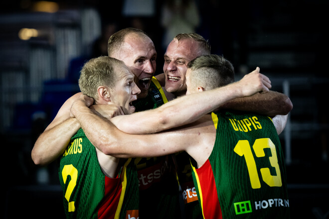 Литва перемогла на чемпіонаті Європи з баскетболу 3х3 серед чоловіків