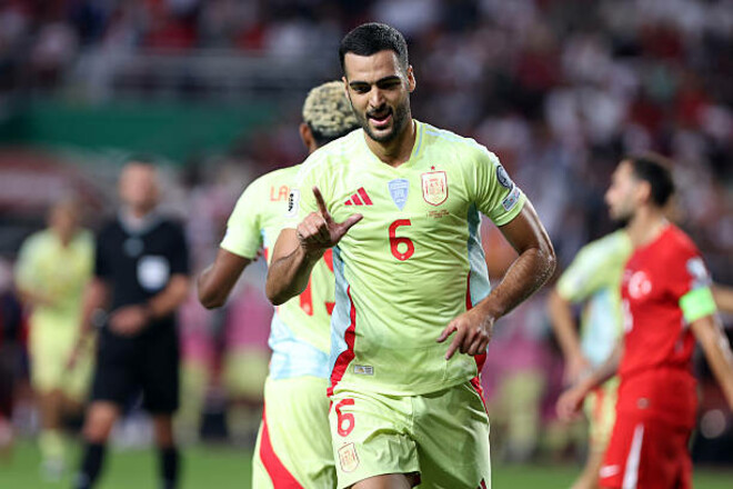 ВІДЕО. Мікель Меріно оформив дубль. Іспанія забила 3-й гол Туреччині