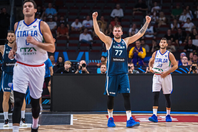 ВИДЕО. Как дабл-дабл Дончича принес Словении победу над Италией