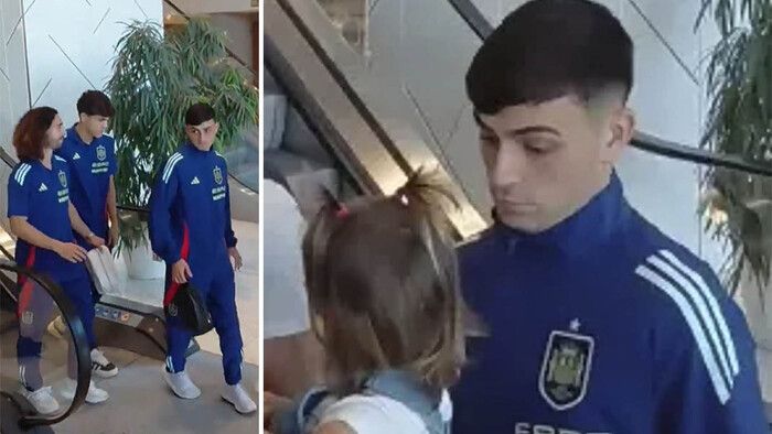 ВИДЕО. Игрок Барсы оказался в неловкой ситуации. Его реакция рассмешила