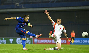 Assistant Modric. Croatia in Zagreb shipped 4 goals at Montenegro's goal