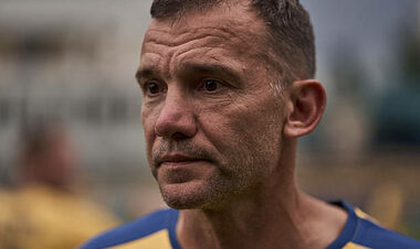 Shevchenko participated in the opening of the football field in Azerbaijan