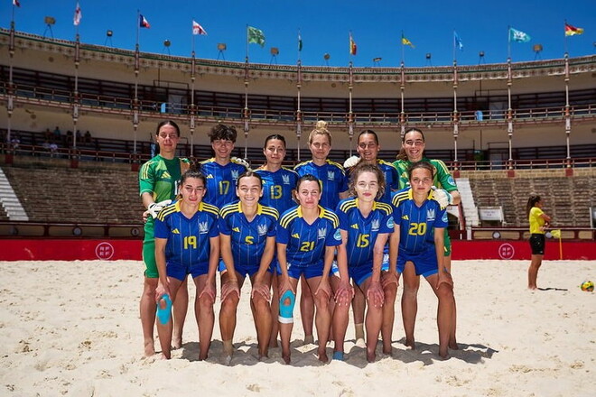 Пляжный футбол. Состав женской сборной Украины на Суперфинал Евролиги