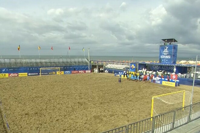 Швейцария – Украина. Евролига по пляжному футболу. Смотреть онлайн LIVE