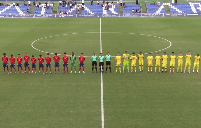 Третье поражение. Украина U-19 уступила Испании U-19 на турнире в Мурсии