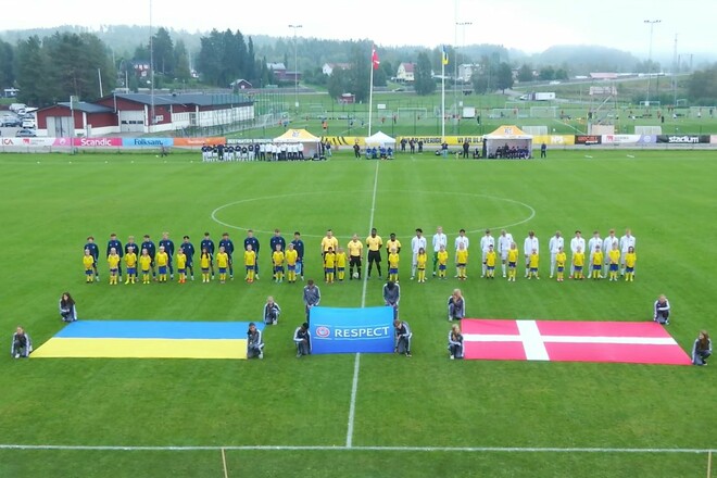Україна U18 розгромно програла Данії U18 вирішальний матч турніру в Швеції