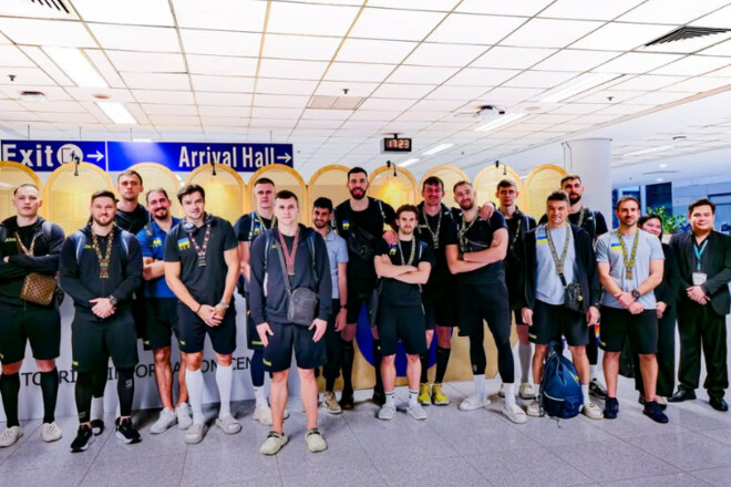 ВИДЕО. Сборная Украины прибыла на чемпионат мира по волейболу