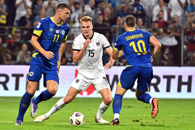 Босния и Герцеговина – Австрия – 1:2. Джеко против Забитцера. Видео голов