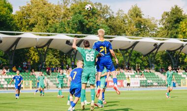 ФОТО. Сборная Украины U-21 выиграла спарринг у польского клуба Варта Серадз