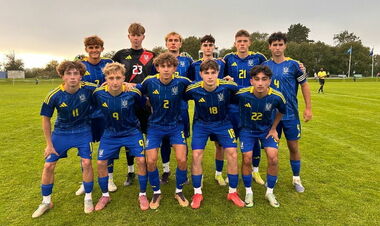Сборная Украины U-18 с 6 очками заняла второе место на турнире в Швеции