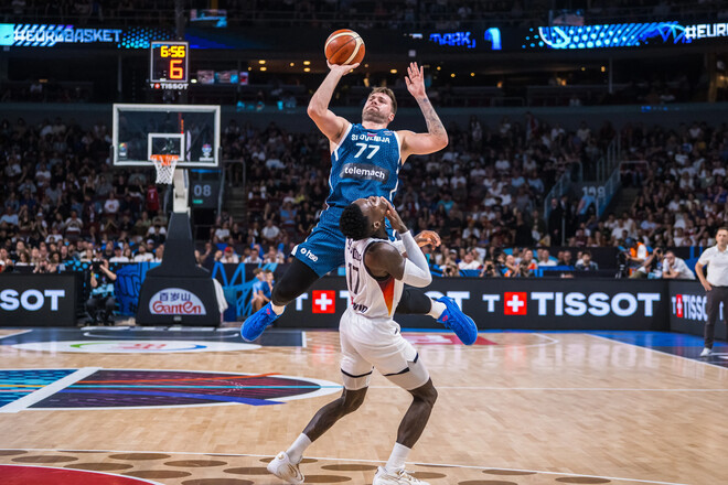 Євробаскет-2025. Дабл-дабл Дончича не допоміг. Німеччина обіграла Словенію