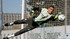 Lunin returned to the general group of Real Madrid by recovering from the injury
