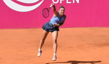 Олейникова повесила баранку сербке и вышла в 1/4 финала турнира в Любляне