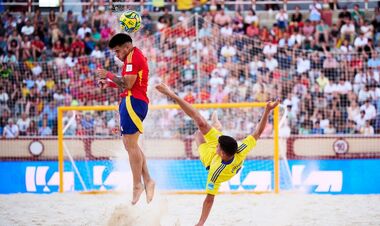 European Library. Ukraine played three balls in Spain but conceded