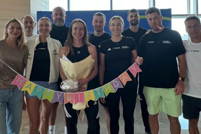 Photo. Svitolina arrived in China. Elina was greeted with birthday
