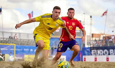 Україна – Данія. Євроліга з пляжного футболу. Дивитися онлайн LIVE