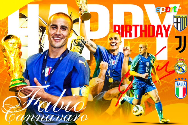 Стіна італійського футболу. Фабіо Каннаваро святкує день народження