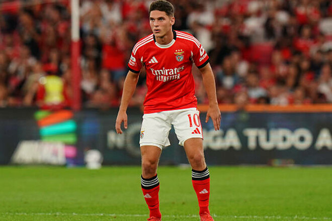 Названа оценка Судакова за дебютный матч. Трубин не сохранил ворота сухими