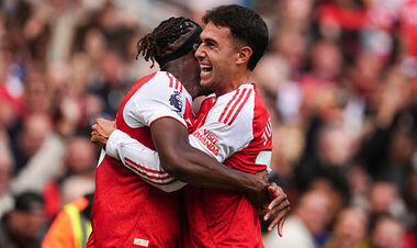 ВИДЕО. Субименди оформил дубль и увеличил преимущество Арсенала