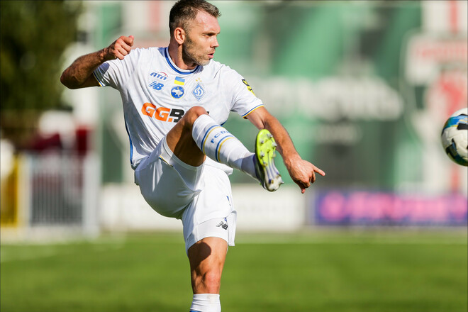 Караваєв, забивши м'яч у матчі з Оболонню, відсвяткував гольовий ювілей