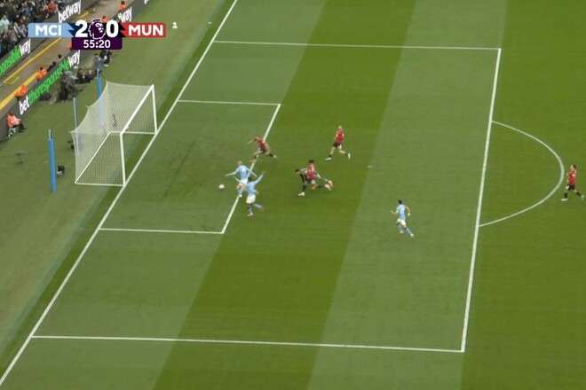 ФОТО. Як? Холанд не забив у порожні ворота у матчі Ман Сіті – Ман Юнайтед