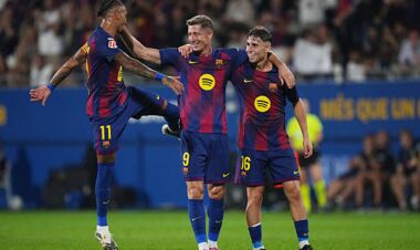 Впервые в XXI в. два игрока Барселоны оформили дубль после выхода на замену