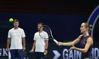 ФОТО. Світоліна та Костюк провели спільне тренування на кортах Шеньчженя