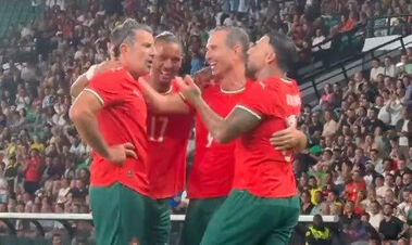 ВІДЕО. Легенди Португалії й світу провели яскравий 2-й тайм з шквалом голів