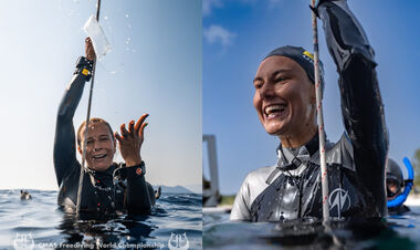 Золото и серебро. Двойной пьедестал сделали украинки на ЧМ по фридайвингу