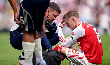 Рецидив травмы. Хавбек Арсенала Эдегор травмировал плечо в матче АПЛ