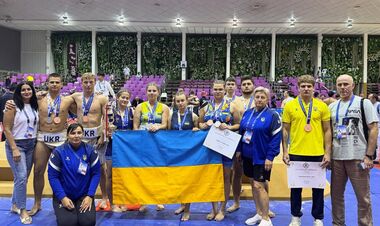 Юниорская сборная Украины стала второй в общем зачете ЧМ по сумо