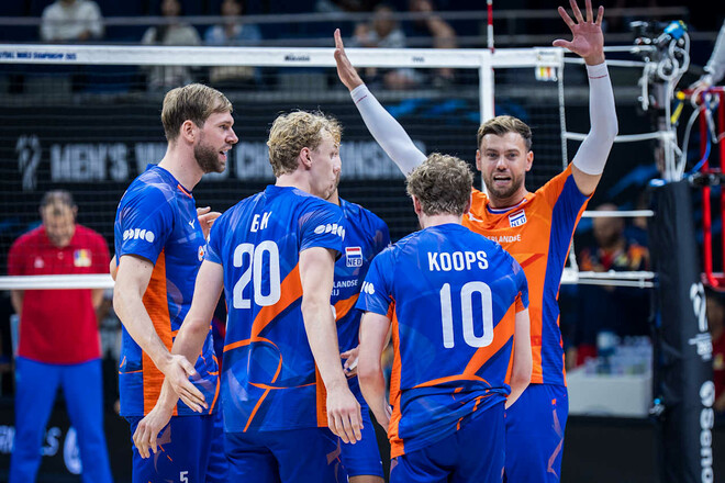 ЧС з волейболу. Нідерланди вирвали неочікувано важку перемогу у трьох сетах