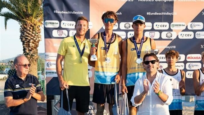 Українці здобули срібло на молодіжному ЧЄ з пляжного волейболу